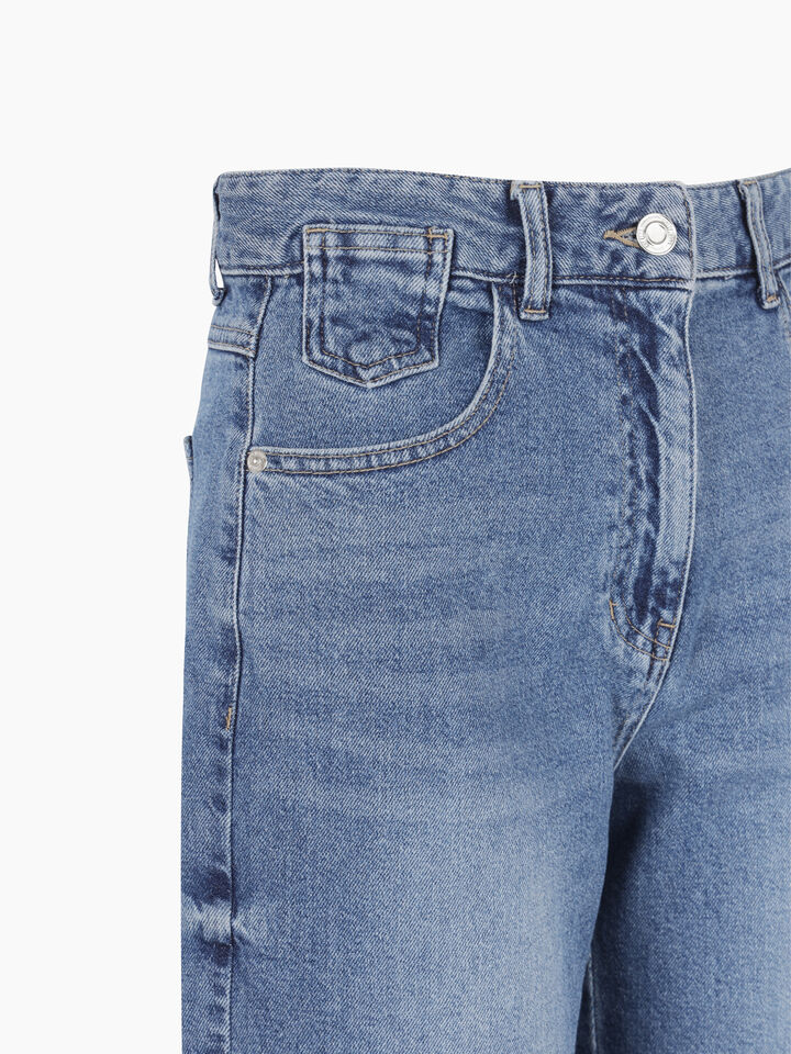 Blue straight leg jeans - sisley k jeans regular - Blue | Sisley K image number 3